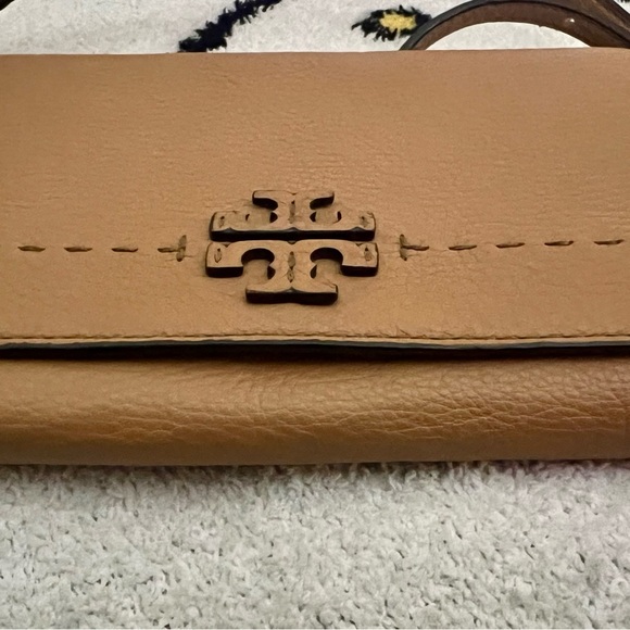 Tory Burch Pebbled Leather Crossbody/ Shoulder Bag/ Clutch - Picture 4 of 6